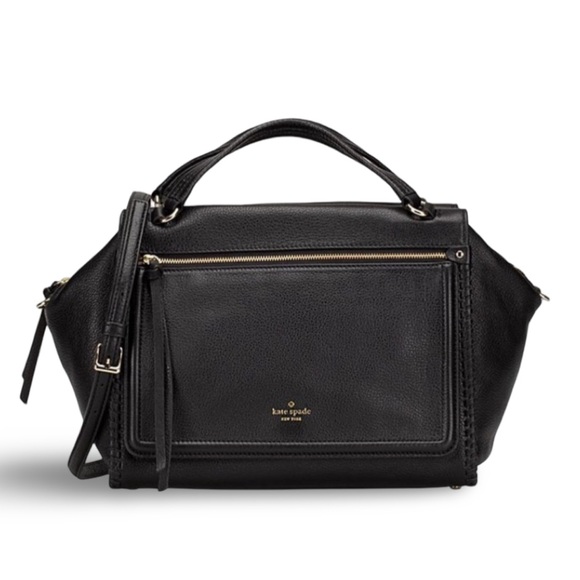 kate spade Handbags - kate spade Black Pebble Leather Ashby Place Abbott Convertible Satchel